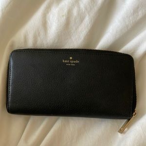 Kate Spade black full size wallet